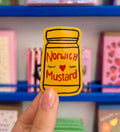 Norwich Mustard Vinyl Sticker