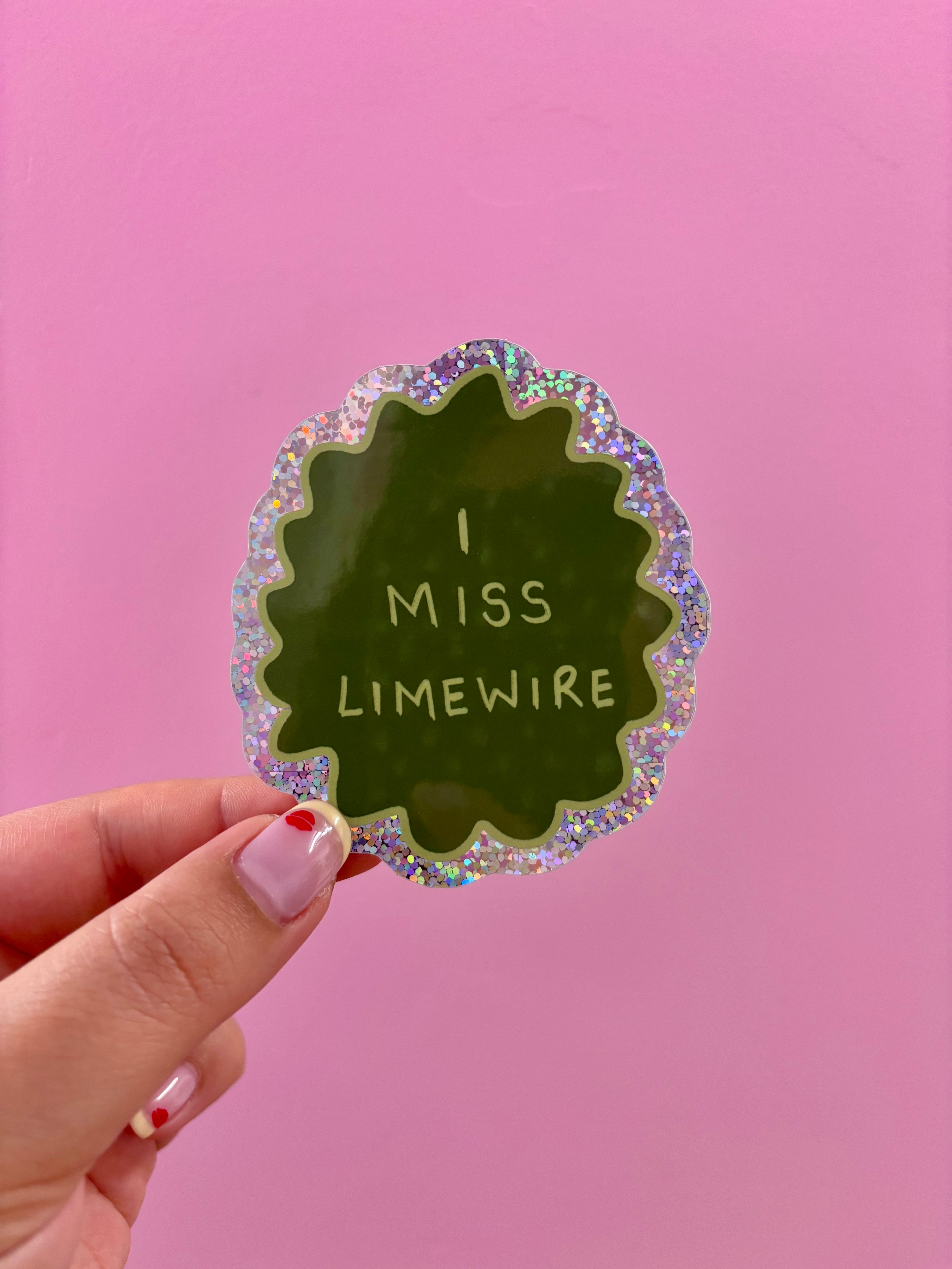 I Miss Limewire Vinyl Sticker