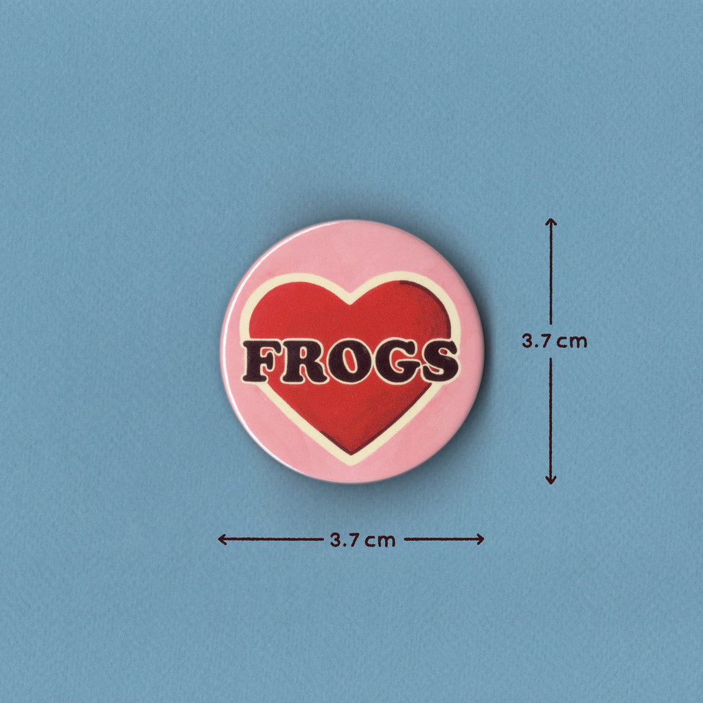 I <3 Frogs Badge Pack