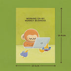 Monkey Business Postcard