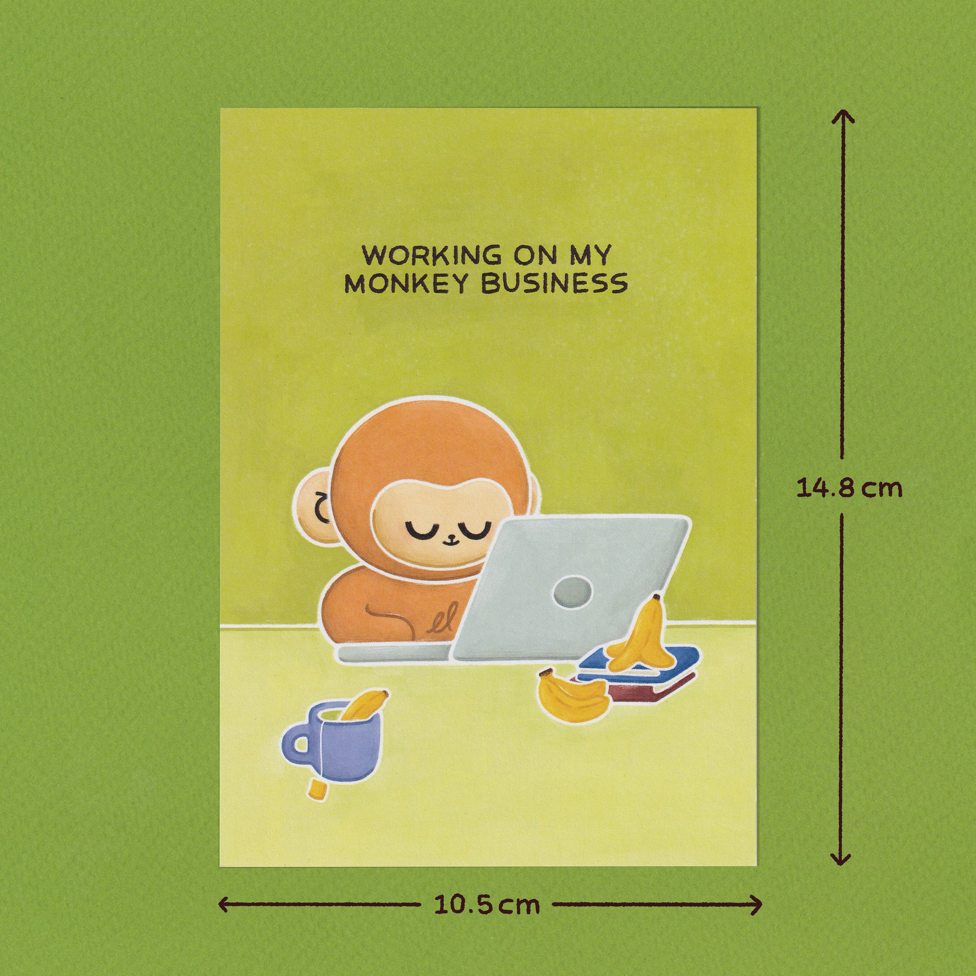 Monkey Business Postcard