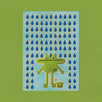 Rain Frog Postcard