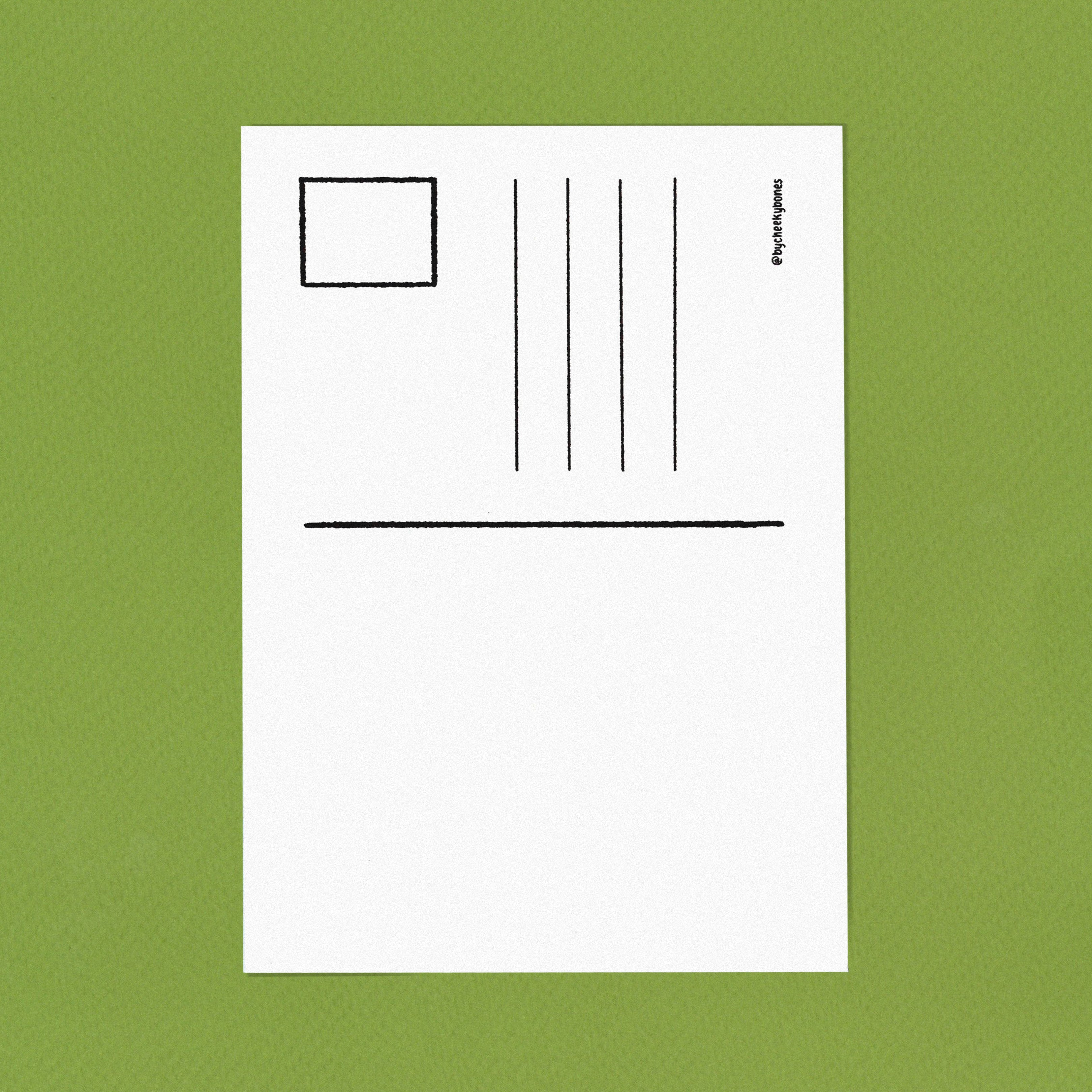 Rain Frog Postcard