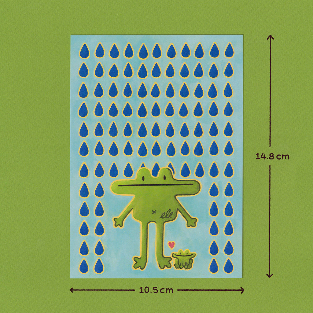 Rain Frog Postcard
