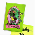 Greta 1980s Gremlins Film Inspired Fridge Magnet