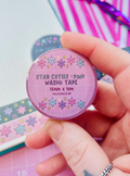 Star Cuties - Vertical Washi Tape Pink