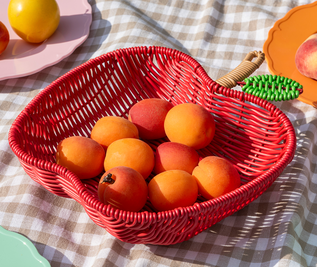 Woven Apple Fruit Basket