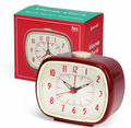 Retro Alarm Clock - Red