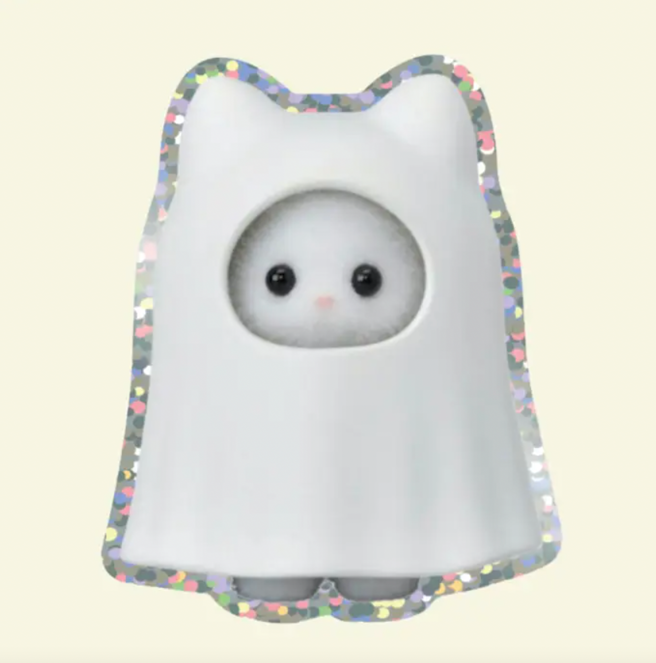 Ghost Glitter Vinyl Sticker
