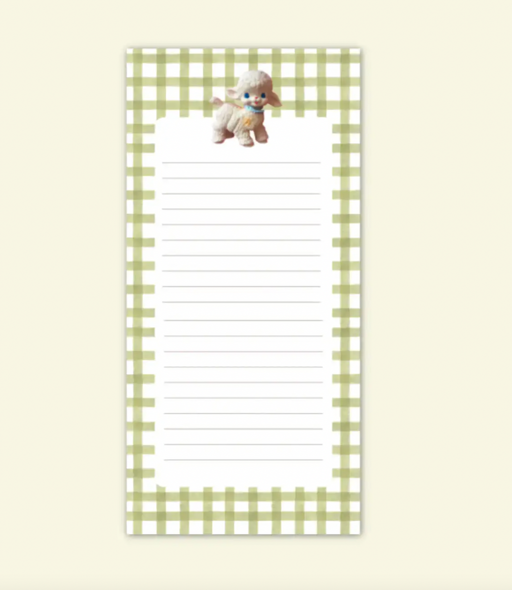 Lamb Memo Pad