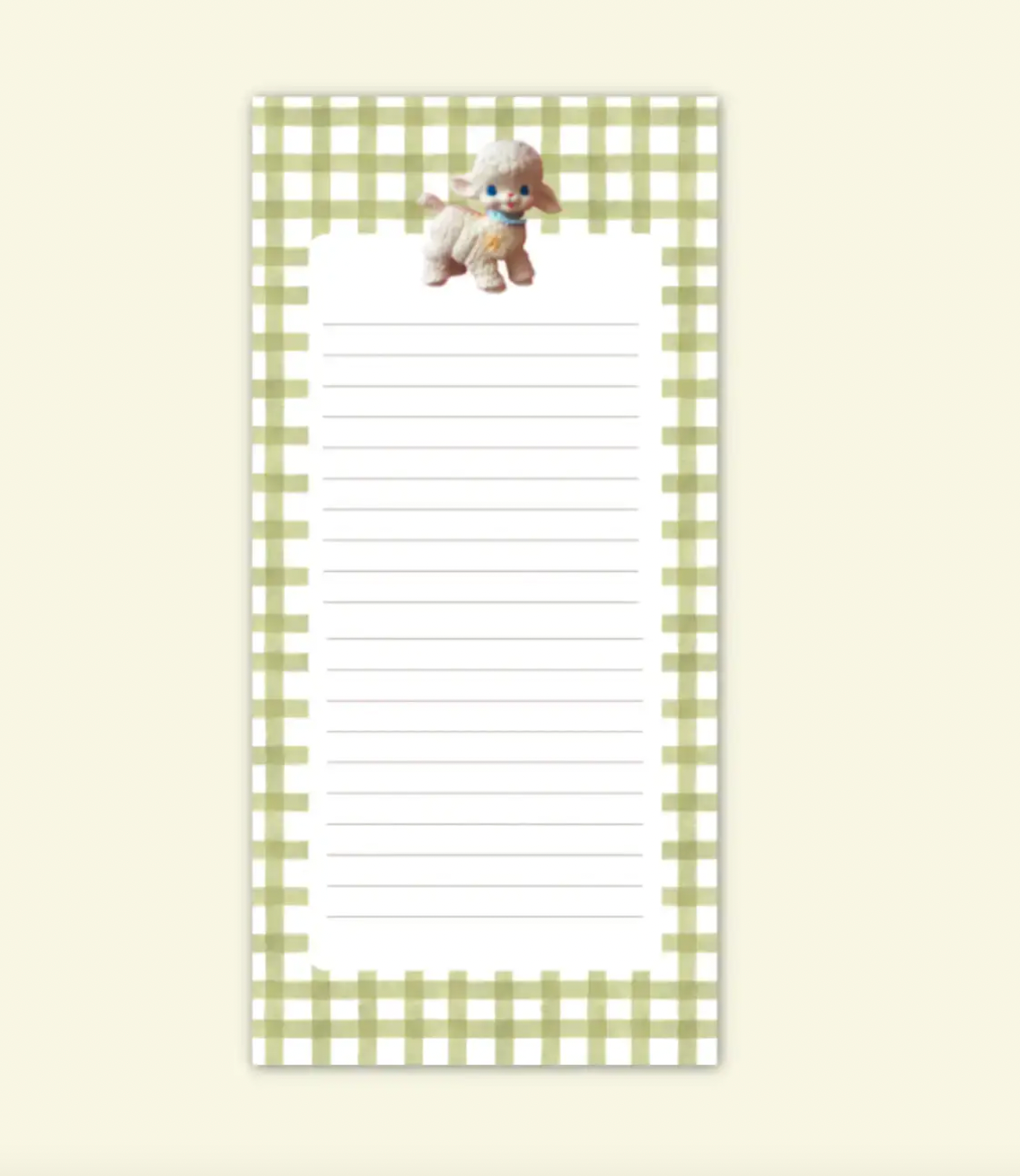 Lamb Memo Pad