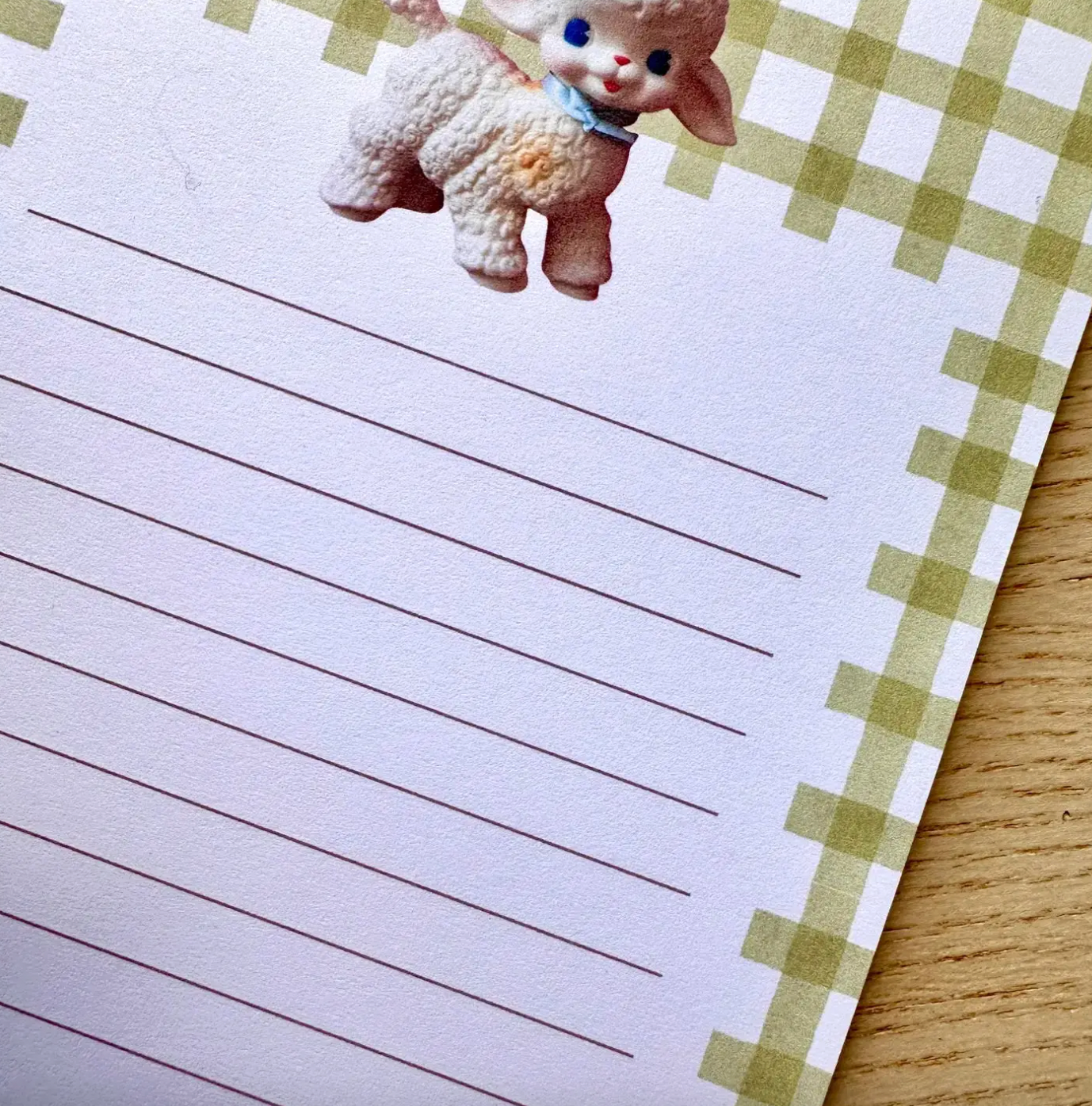 Lamb Memo Pad