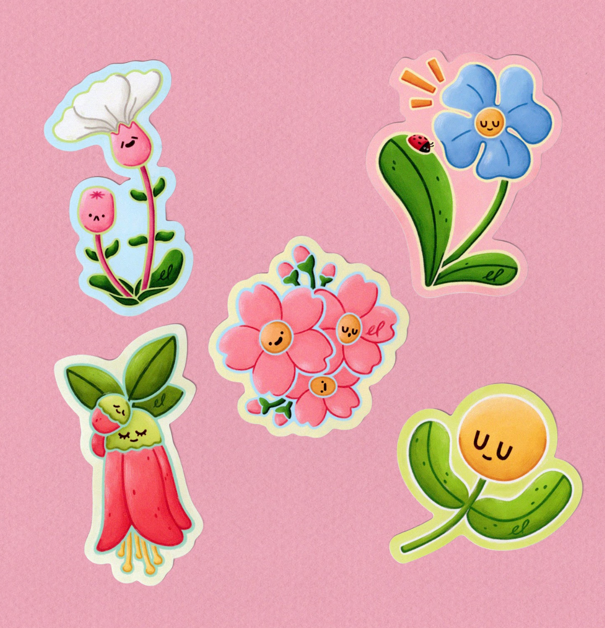 Flower Friends Sticker Pack