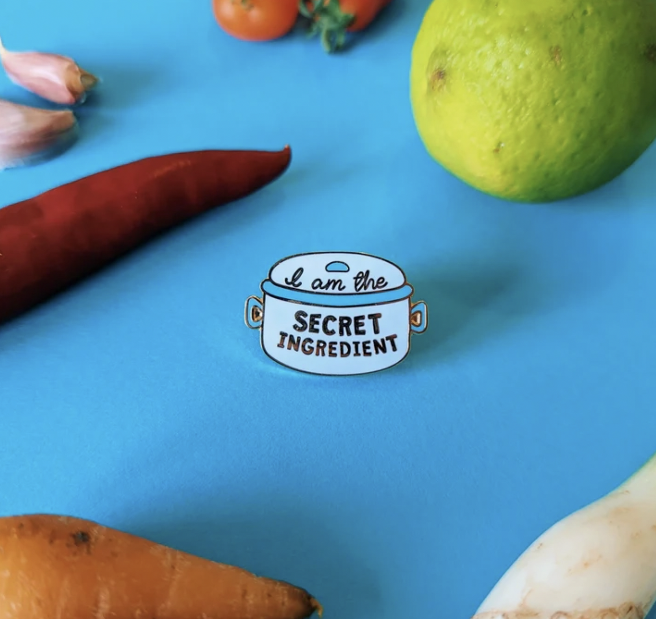 Secret Ingredient Enamel Pin