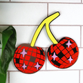 Disco Cherries Mirror - Red