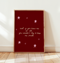If you knew me at all Art Print