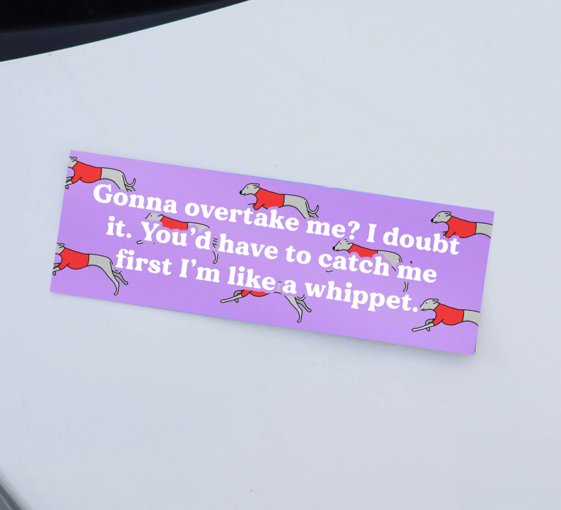 Whippet Bumper Sticker