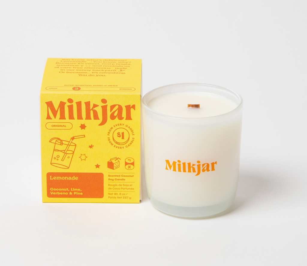 Lemonade - Coconut, Lime & Pine Coconut Soy 8 oz Candle