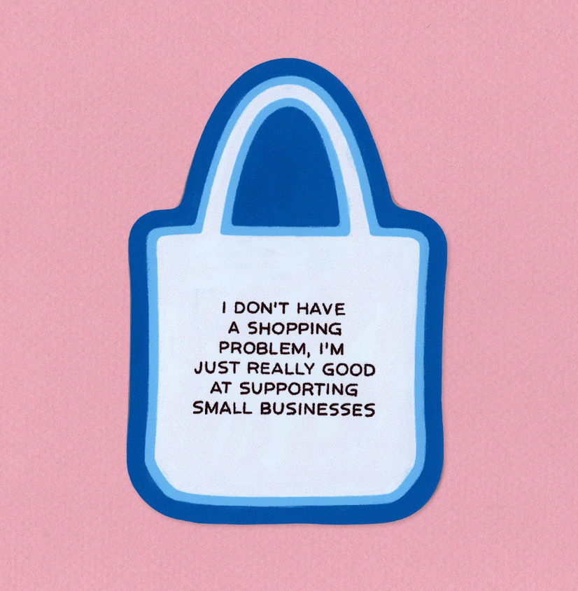 SHOPPING PROBLEM Sticker