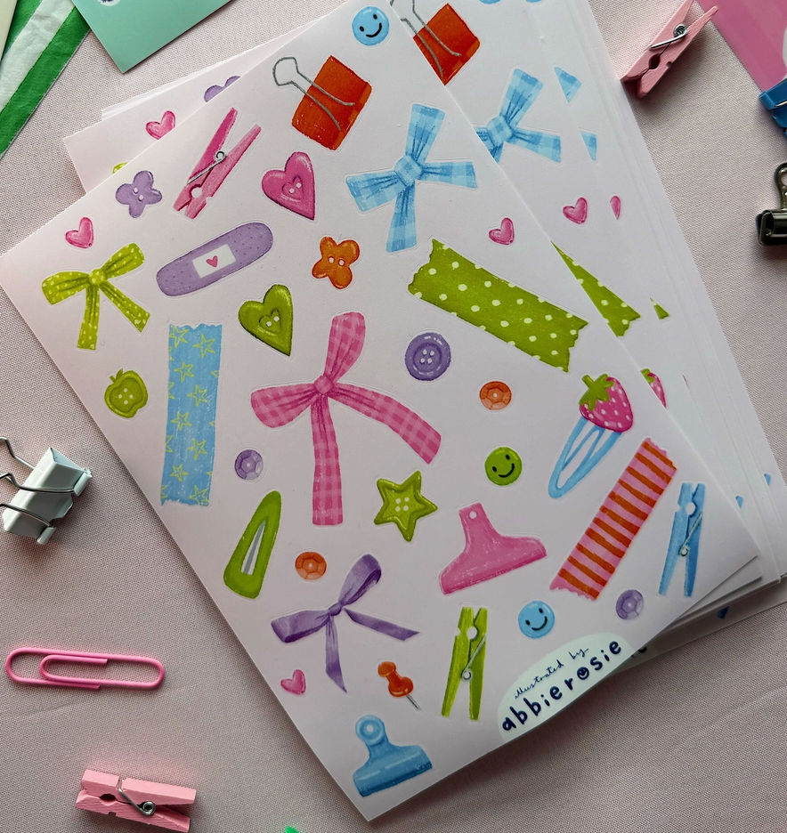 Cute Scrapbooking | Sticker Sheet