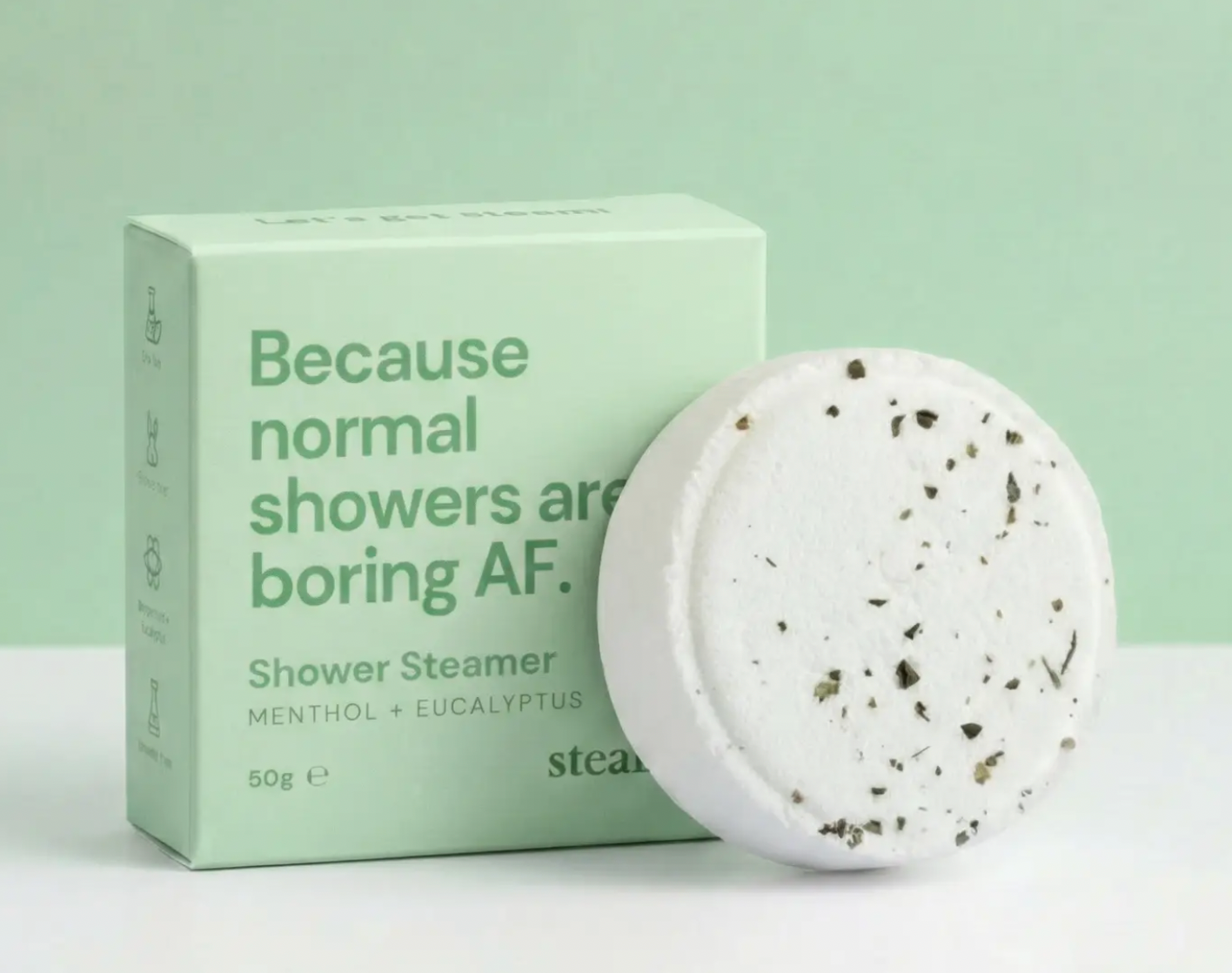 Shower Steamer | Shower Bomb | Shower Fizzer | Shower Melt