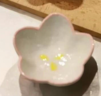 Flower Small Ceramic Dessert Snack Sauce Plate