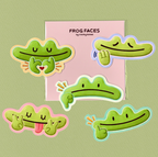 Frog Faces Sticker pack