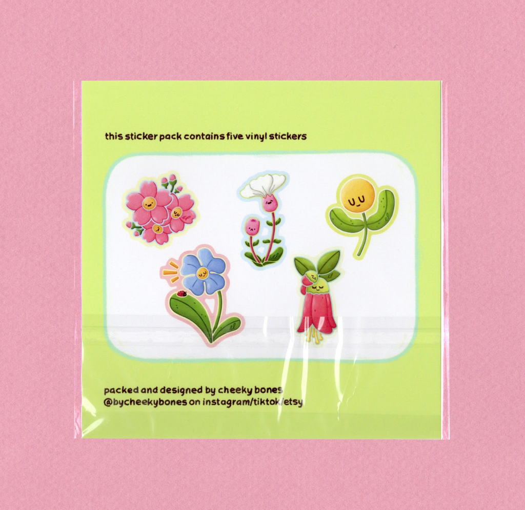 Flower Friends Sticker Pack
