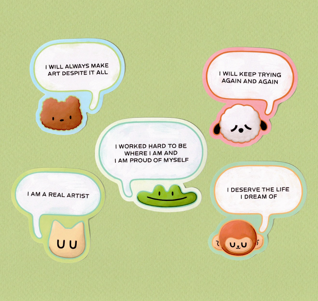 Artist Affirmation Sticker Pack