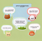 Artist Affirmation Sticker Pack