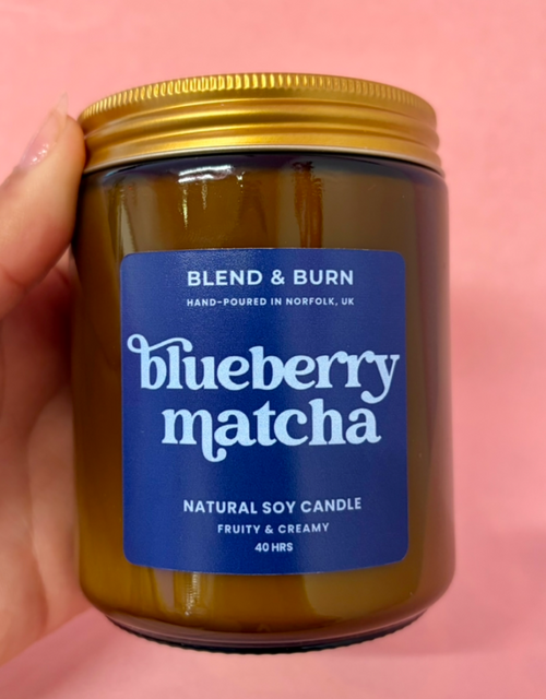 Blueberry Matcha Natural Soy Candle
