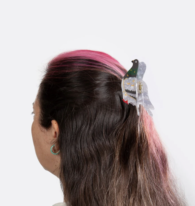 Pigeon Hair Claw Clip