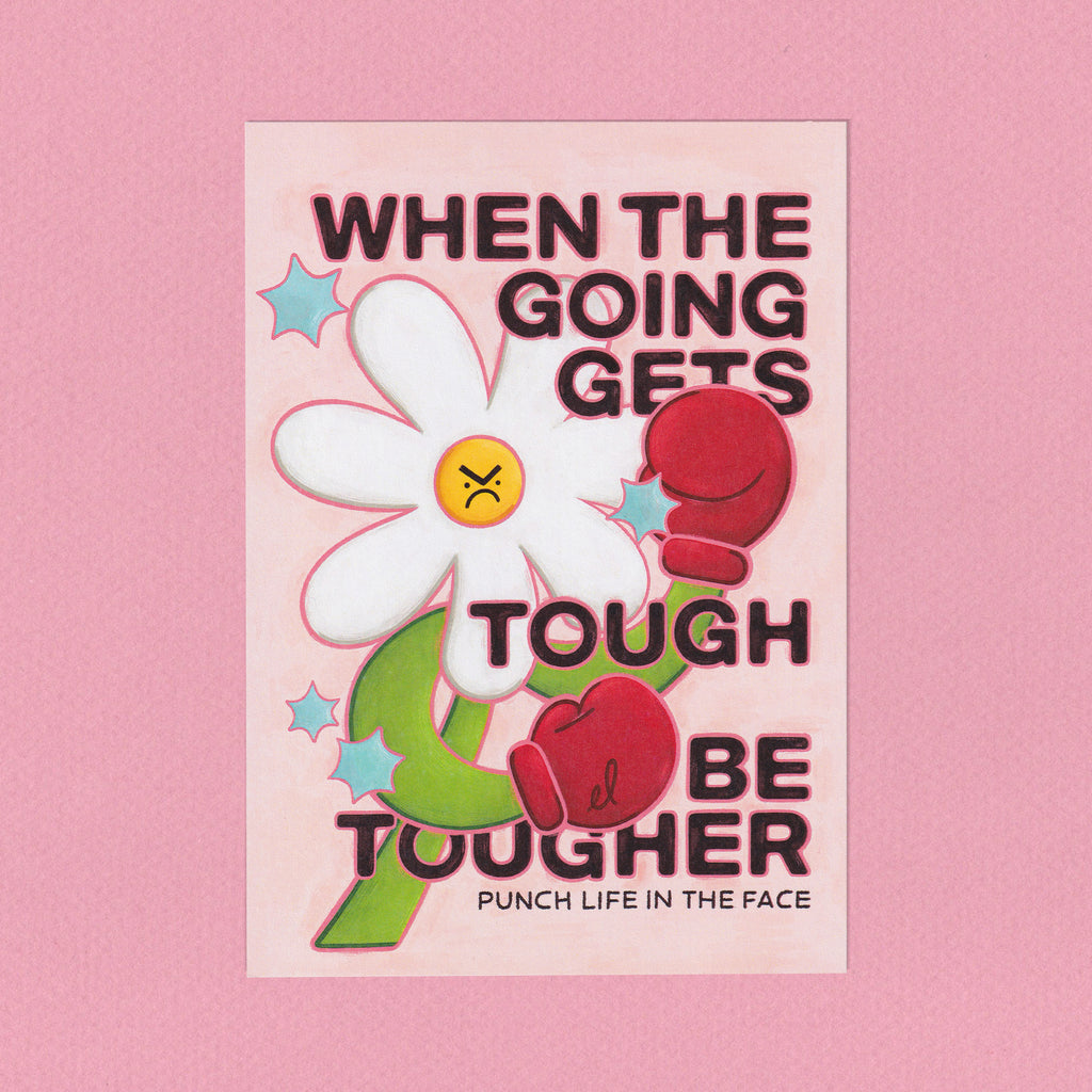 Tough Flower Postcard