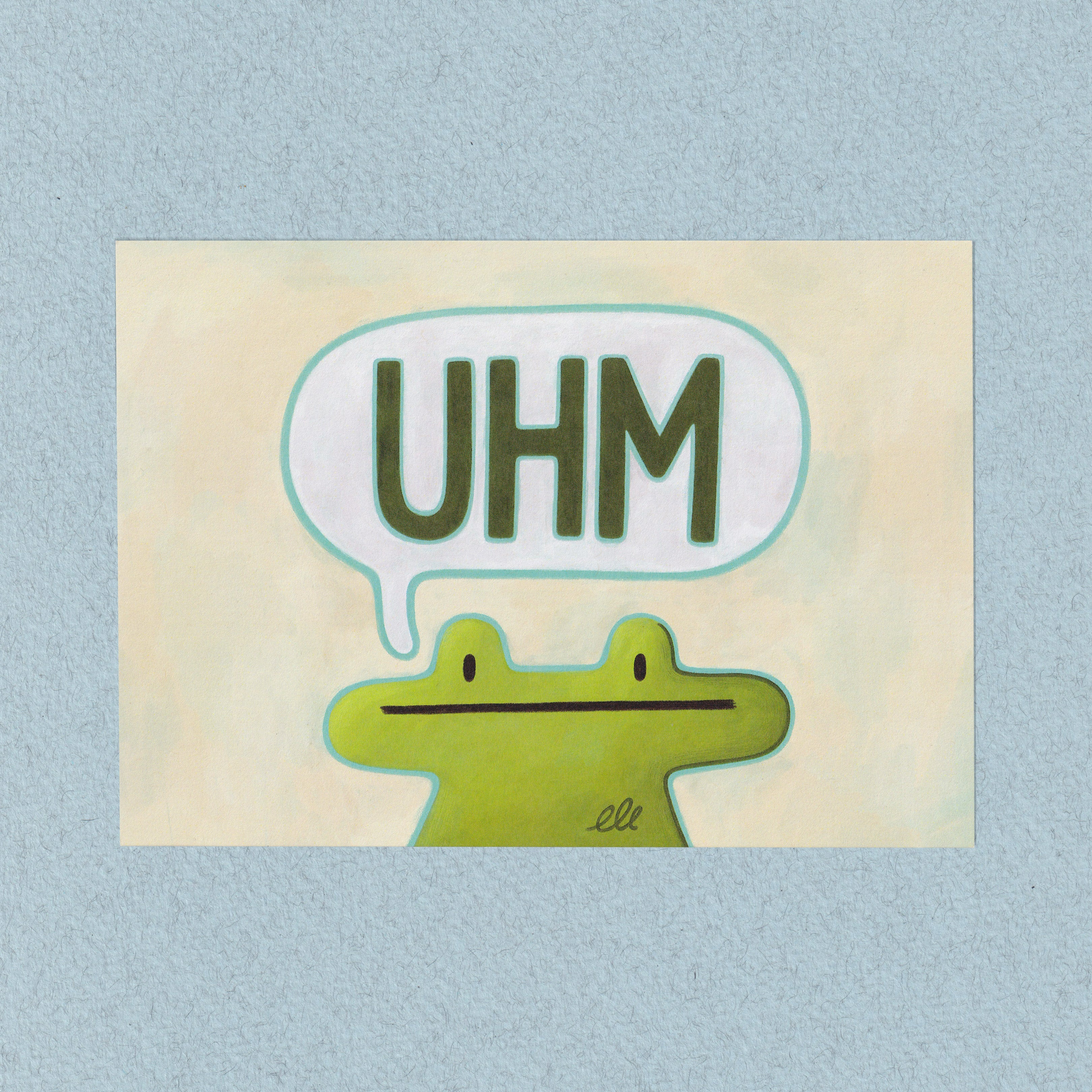 UHM Frog Postcard