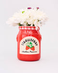 Ceramic Petite Vase, Strawberry Jam