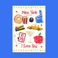New York Waterproof Vinyl Sticker Sheet