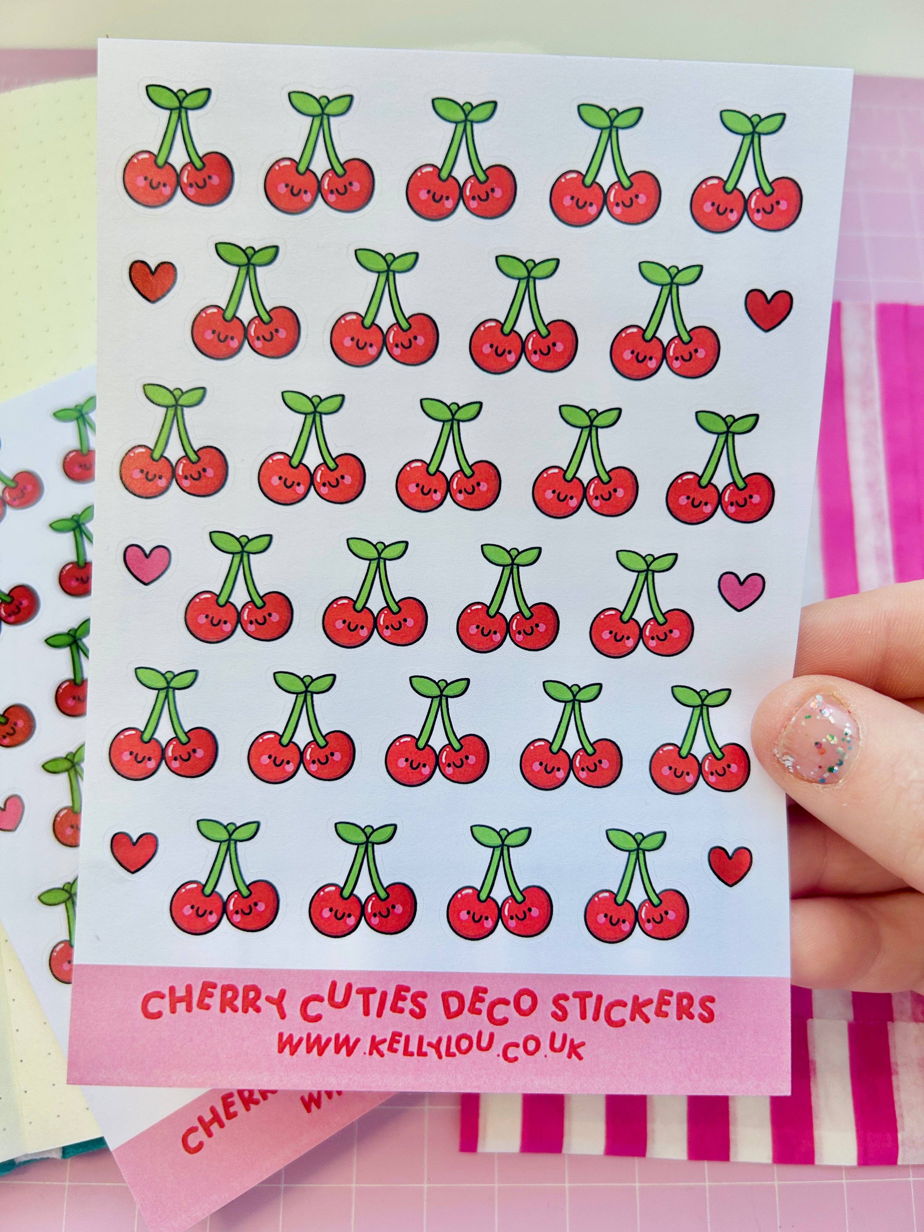 Cherry Cuties - Deco Sticker Sheet