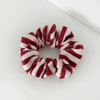 TOWEL Scrunchie - Blushberry Scallop Stripes