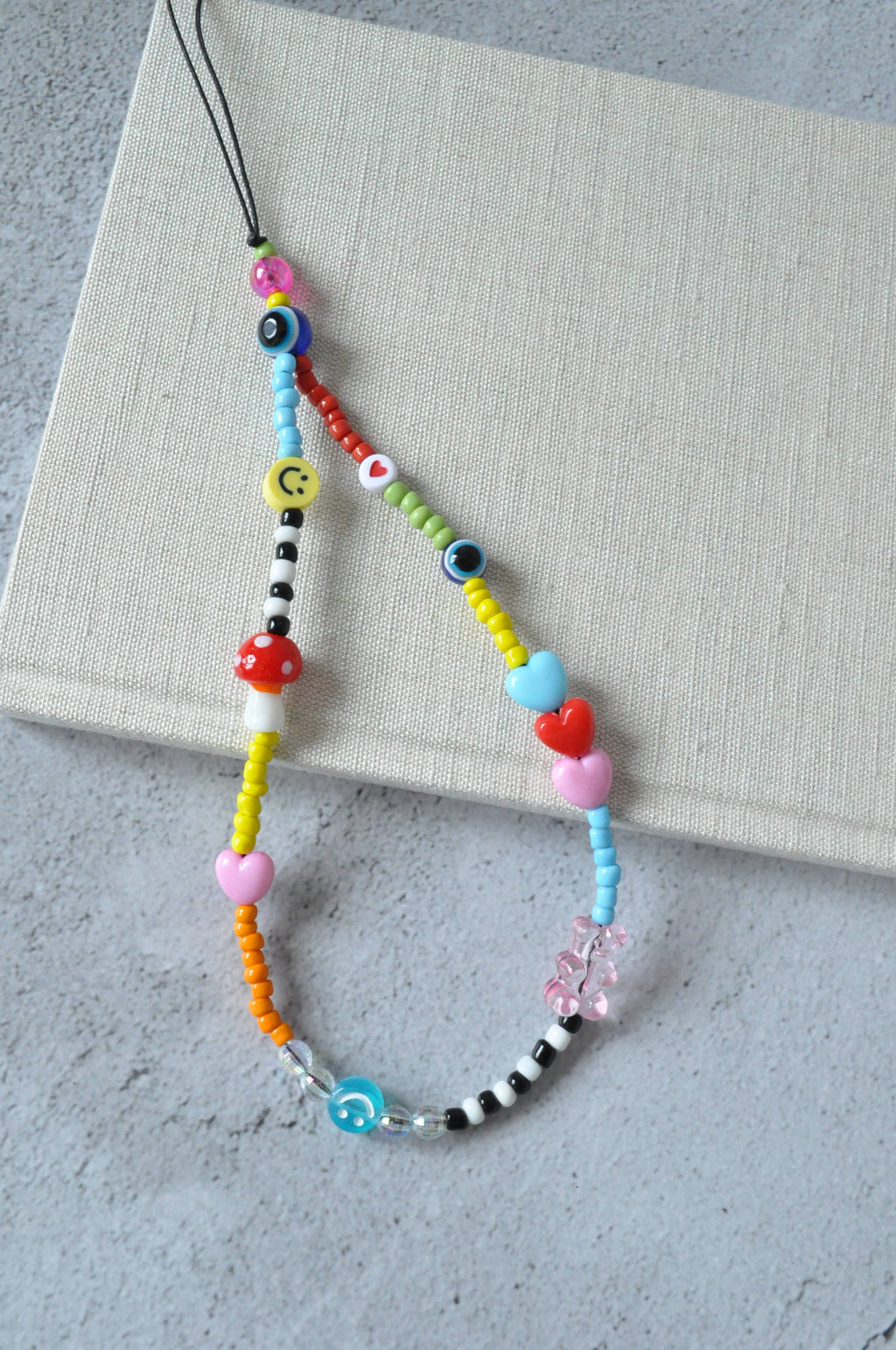 Shroom Beaded Phone Charm | Bag Charm