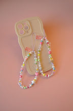 Gummy Bear Pastel Phone Chain | Cute Y2K Pearl Phone Charm