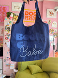 Embroidered Blue Book Club Babe Totebag