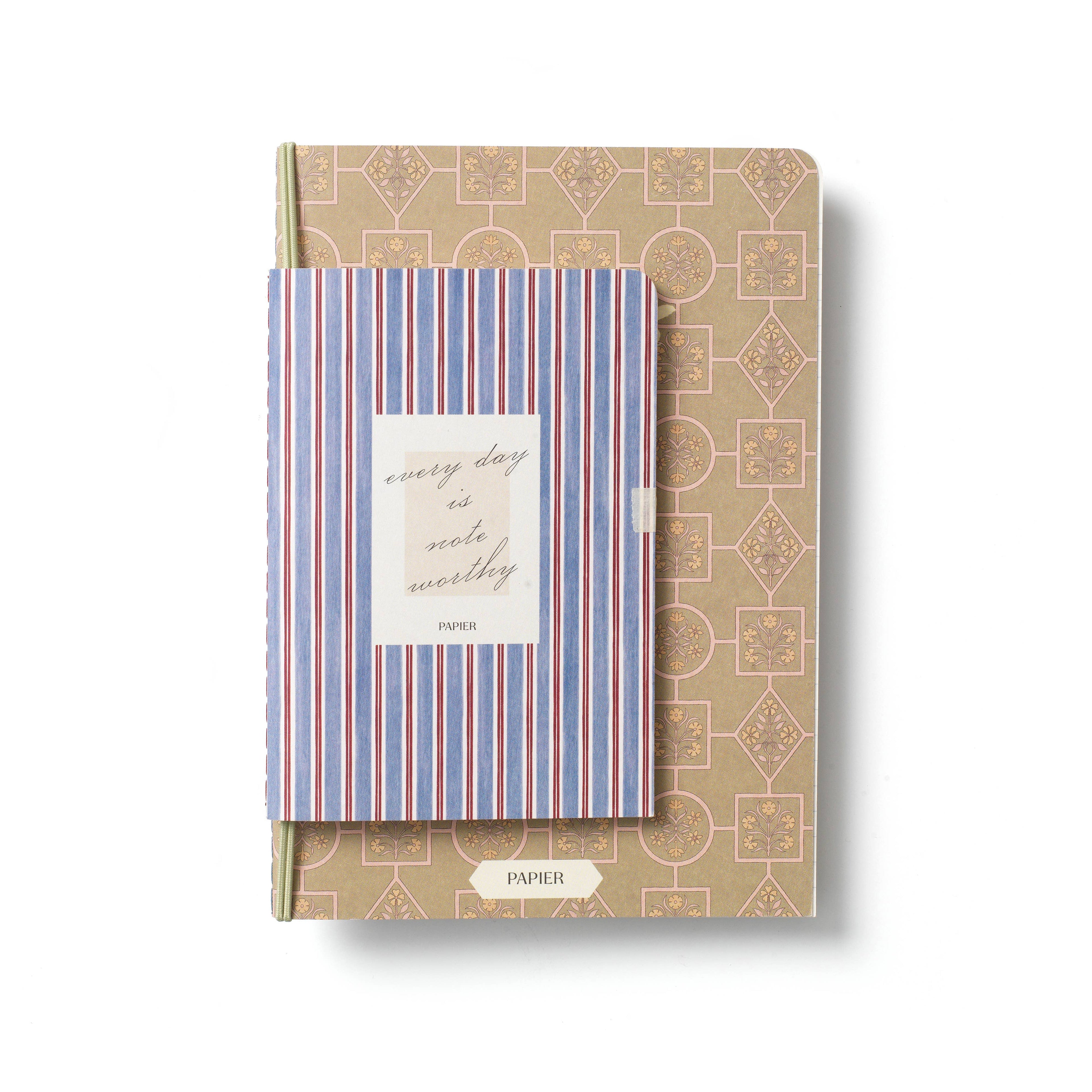 Notes & Stripes Softcover Notebook Set of 2