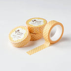 Yellow & Brown Polka Dots Washi Tape