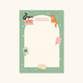 Cat Books Notepad – Working hard so I can buy more books