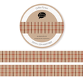 Coffee Tartan Washi Tape