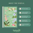 Whimsical Reading Journal Book Review Notebook