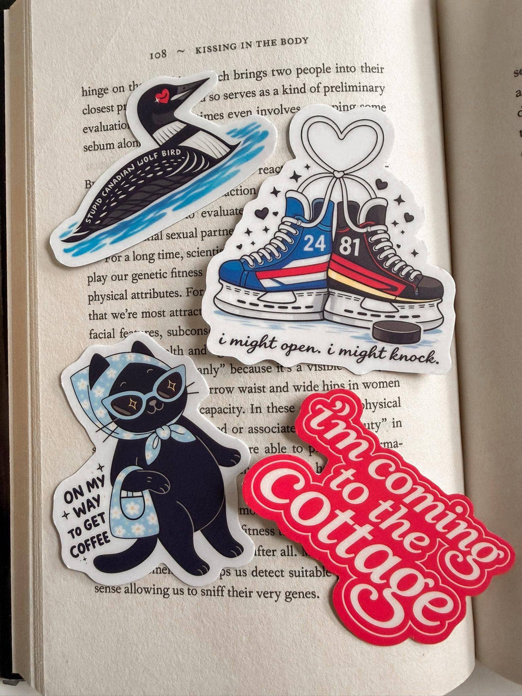 Black Cat Coffee Vinyl Sticker