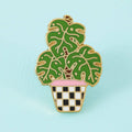 Monstera Moss Pole Enamel Pin