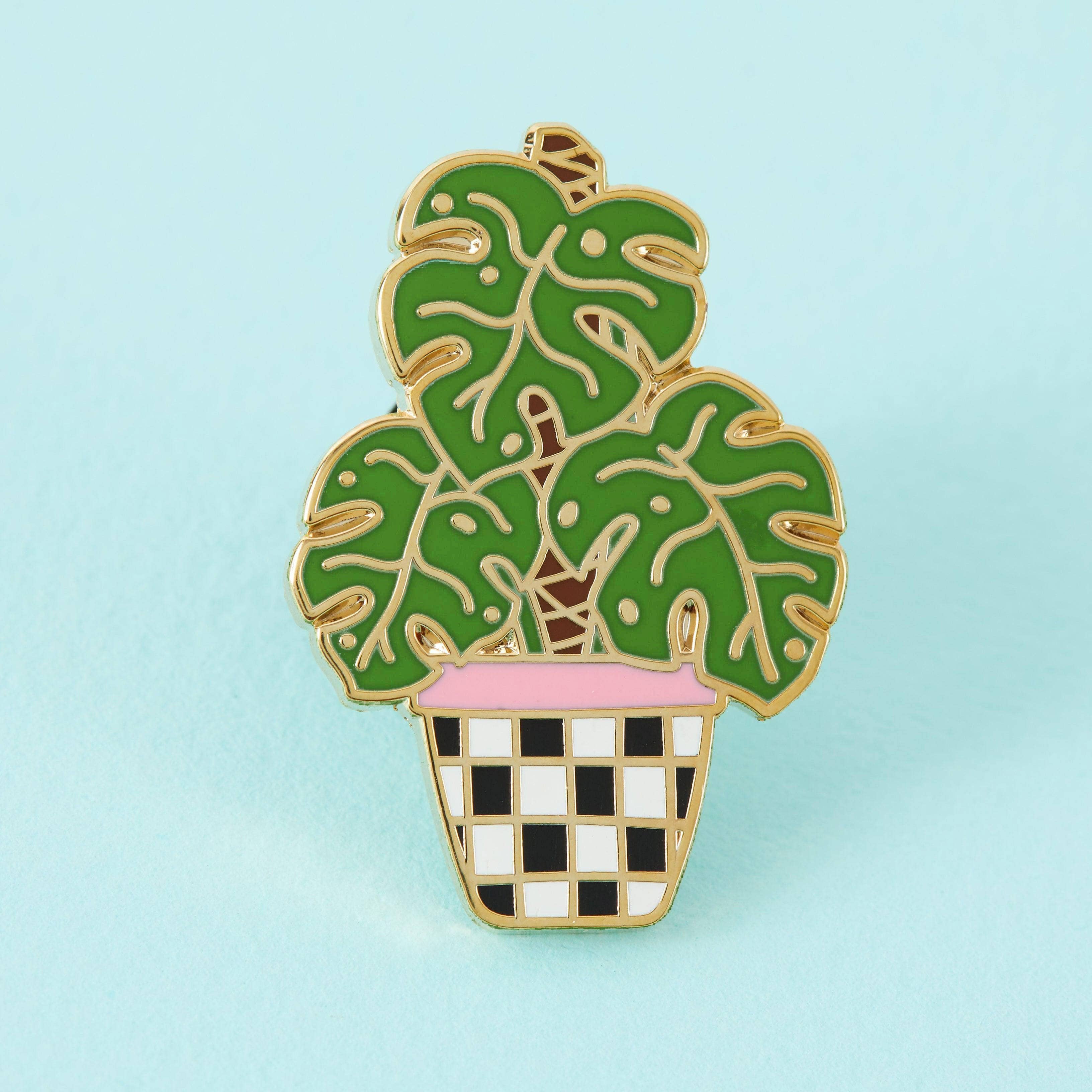Monstera Moss Pole Enamel Pin