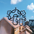 Mushroom Floral Suncatcher
